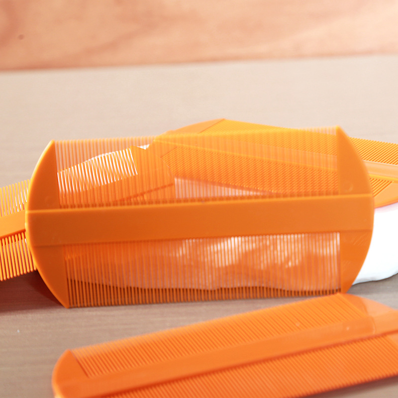 Grate comb wholesale plastic double-sided comb to scalp lice comb two-dollar stall cat and dog lice removal