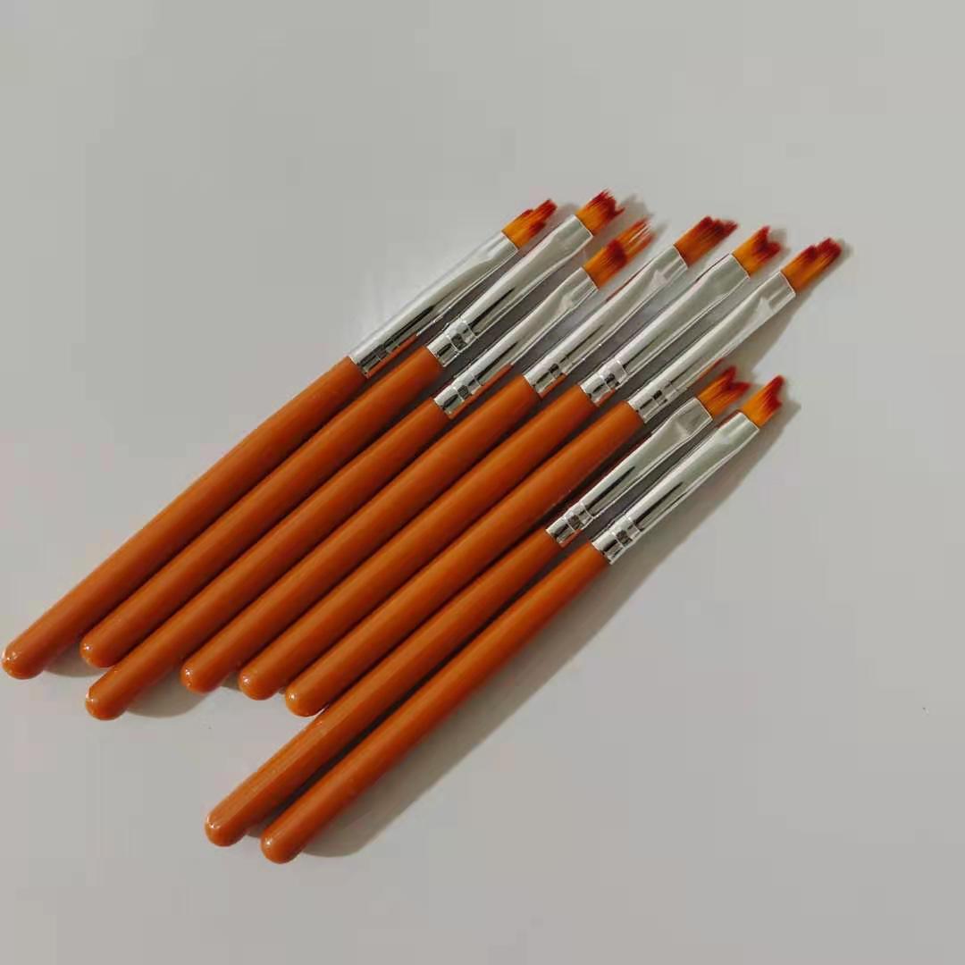 Nail art flower pen 8 sets of plastic rod painted pattern pen petal pen sawtooth pen