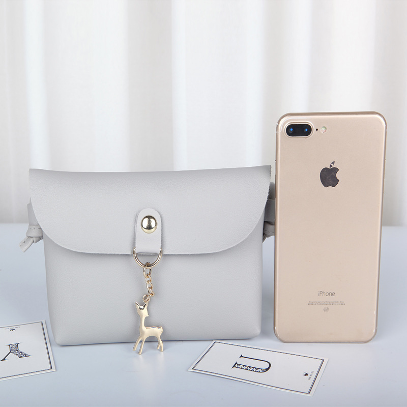 Small bag wholesale 2022 summer new deer mobile phone bag mini cute small square bag casual coin purse shoulder bag