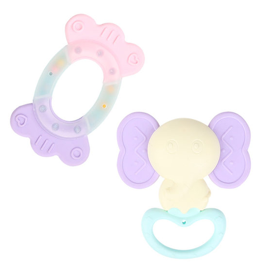 Cross-border infant baby grinding stick early education tooth bite hand grasp tooth glue rattle bed Bell pendant comfort toy manufacturers