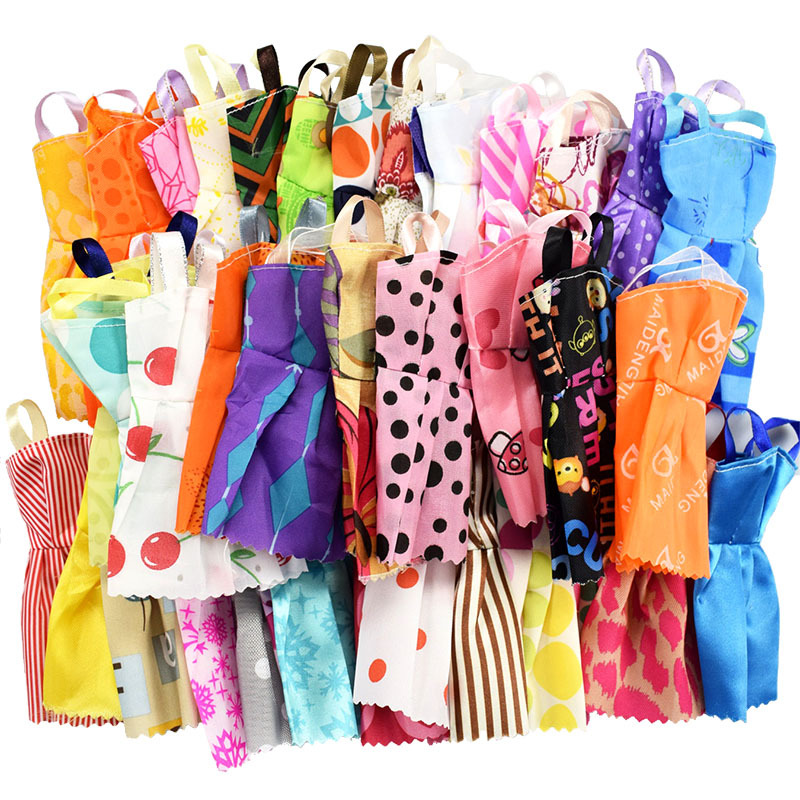 32 Piece Set Dress Up Set Lele Barbie Doll Accessories Clothing Universal Children's Toy Shoes Crown Bag