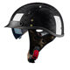 3c certification half helmet men's motorcycle carbon fiber helmet women's motorcycle retro summer electric car scoop helmet factory wholesale
