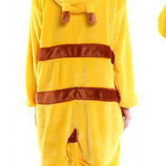 Autumn and Winter Flannel One-piece Pajamas Cute Couple Home Clothes Pokémon Thickened One-piece Pajamas for Women