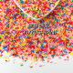 3mm simulation soft pottery short sugar chocolate silk color silk diy small decorative handmade material filler bread crumbs