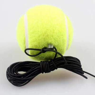 Factory Direct tennis single elastic ball base with line tennis trainer novice training fitness equipment