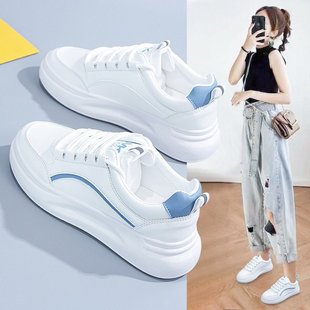 Women's Shoes 2024 Summer New Single-layer Shoes Korean Style Simple All-match Casual Shoes ins Harajuku Style Student Sneakers