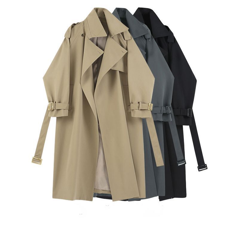 2024 Fashion Elegant All-match Women's Mid-length Coat Coat Spring and Autumn Loose Small Coat Trend