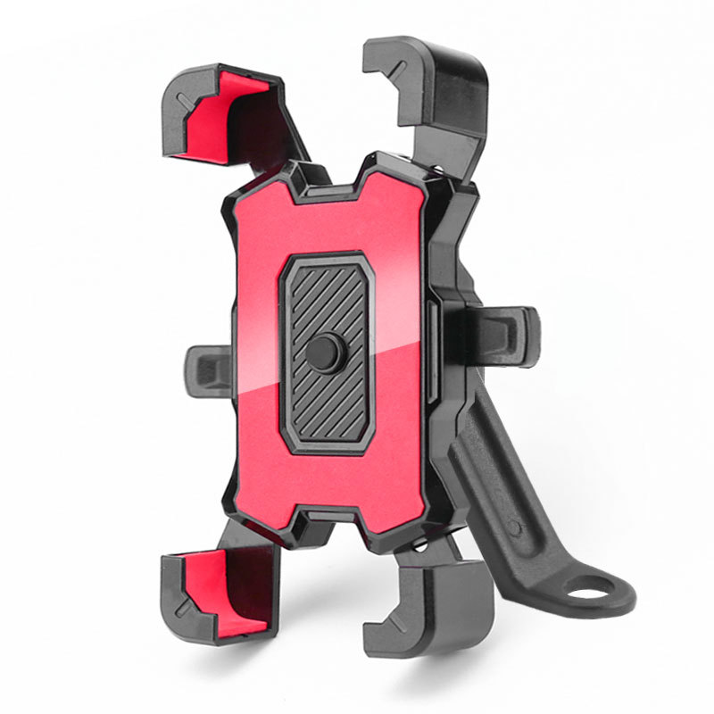 New automatic lock motorcycle electric bicycle mobile phone bracket rearview mirror mobile phone rack takeaway rider navigation bracket