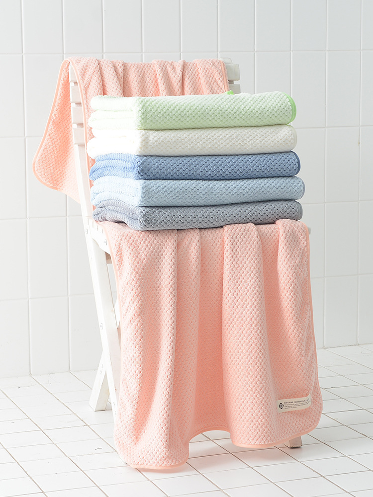 Jielia Bath Towel Household Non-pure Cotton Soft Absorbent Adult Couple Towel Quilt 2024 New Summer Cool Cover Blanket