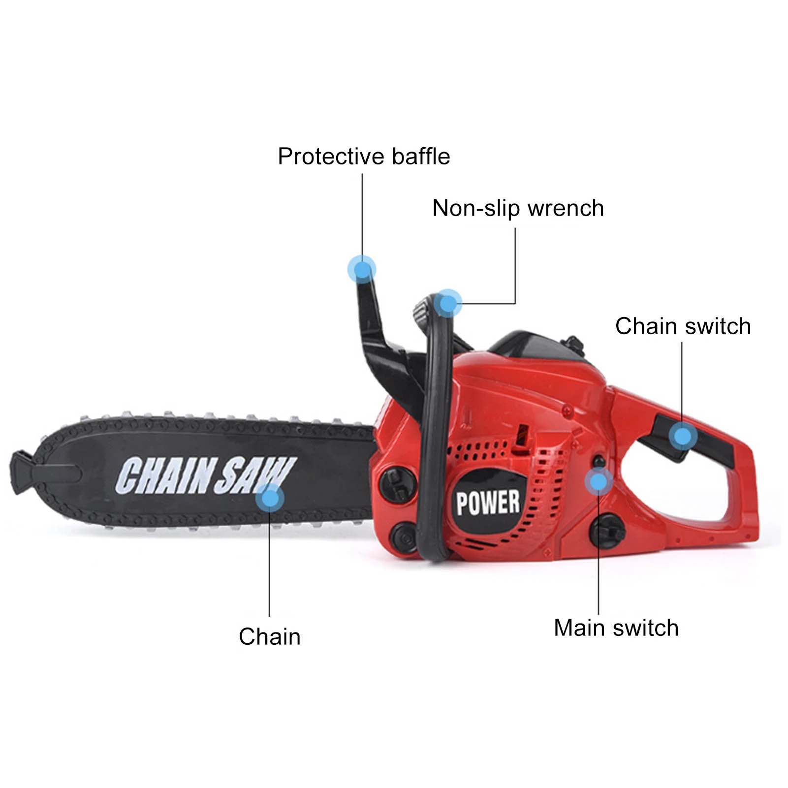 Amazon children's toolbox set baby simulation chainsaw repair tool electric drill repair house toys