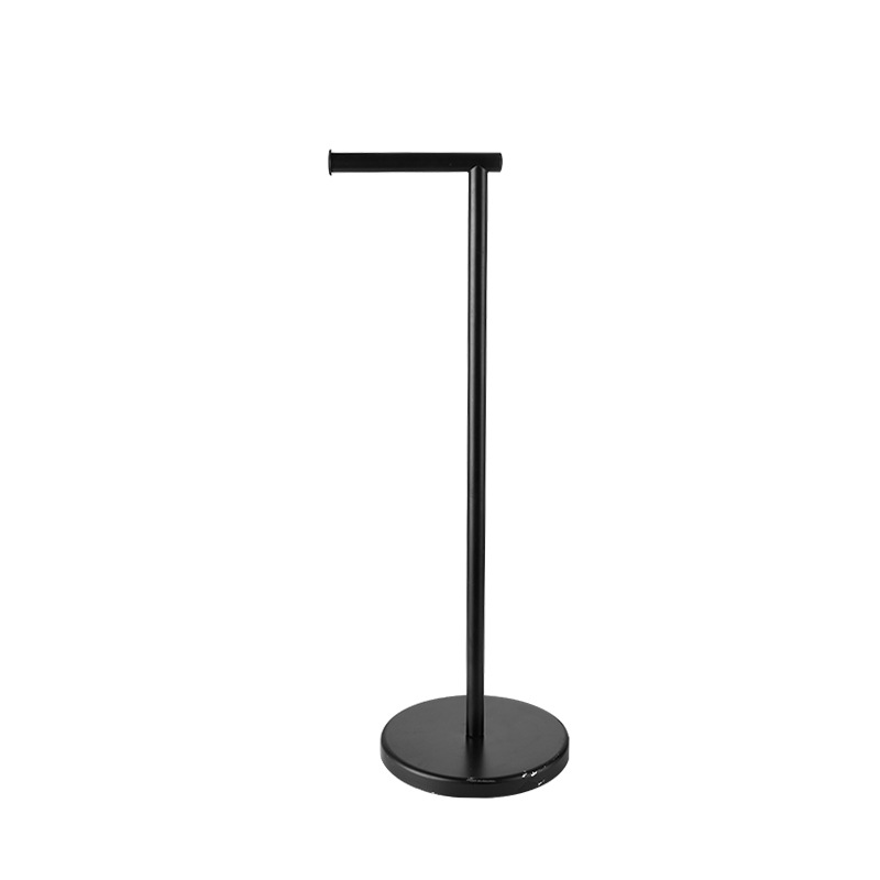 Amazon Bathroom Tissue Holder Solid Wood Single Pole Double Pole Floor Toilet Paper Holder Creative Bathroom Stainless Steel Roll Paper Holder