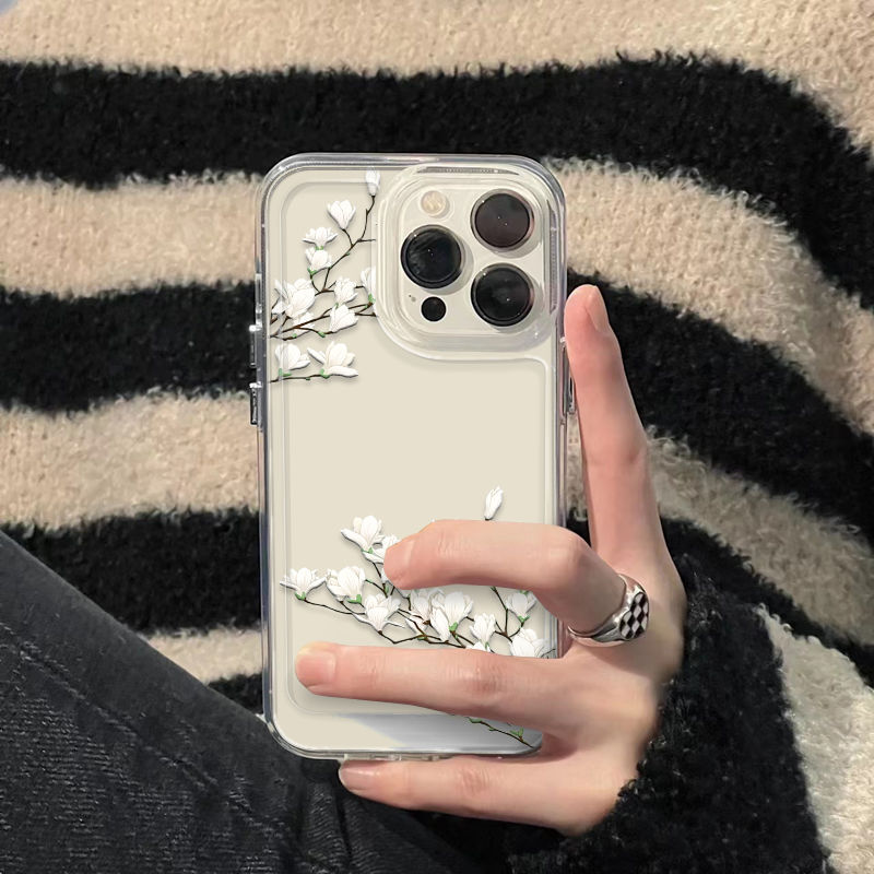 [Space Shell Fine Hole Transparent]-Branch Flowers