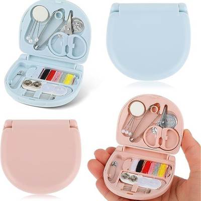 Nordic style mini sewing box portable small sewing kit sewing tool combination suit hotel supplies wholesale