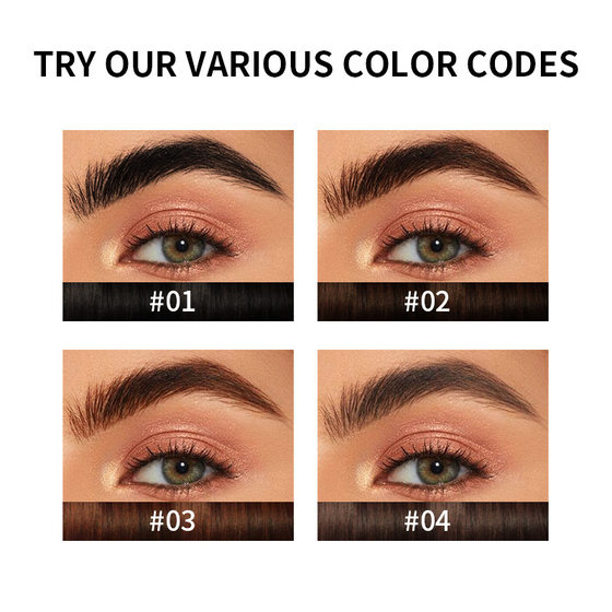 Ushas European and American Cross-Border Spot Eyebrow Pencil Dyed Eyebrow Cream Long-Lasting Waterproof Not Easy to Fade Eyebrows Black Export
