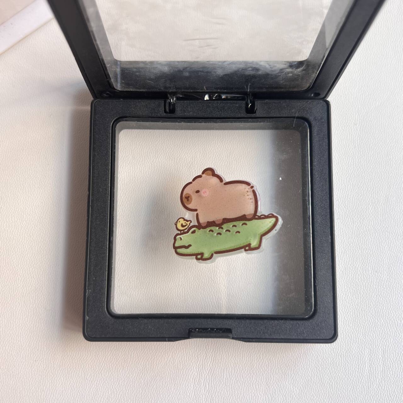 Mignon petit capybara volant épingle à cheveux fille coeur doux Maillard bec de canard pince étudiante frange pince latérale pince coiffure femme_voghion.com