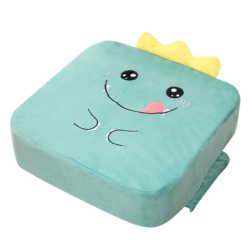 Children's cartoon dining chair heightening cushion baby seat heightening cushion primary school student chair stool butt cushion summer seat cushion
