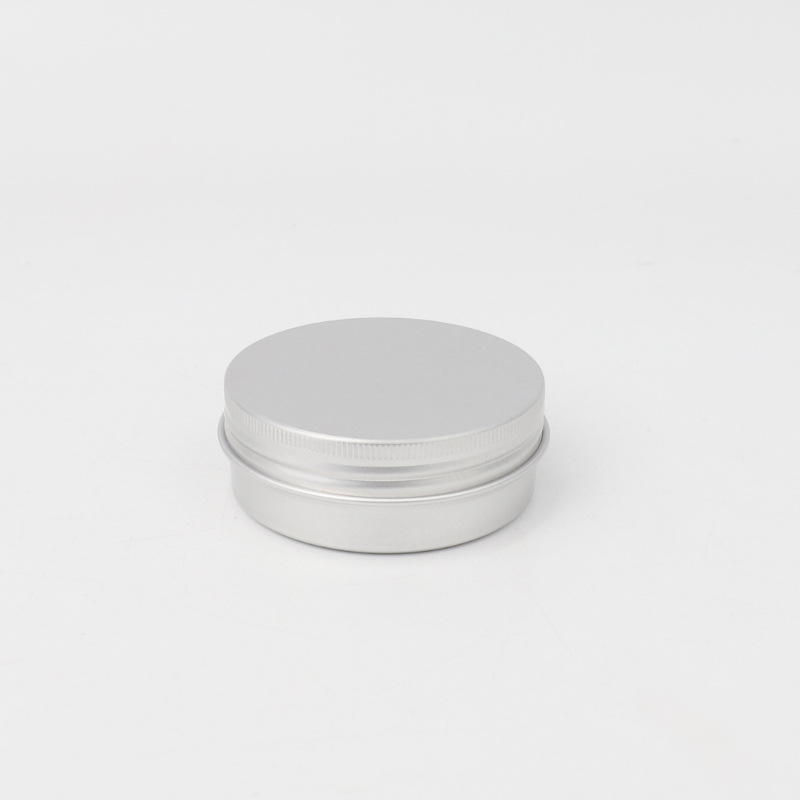 Ward 60g 68*26mm threaded round aluminum box wax handmade soap sub-box small toy storage candy box