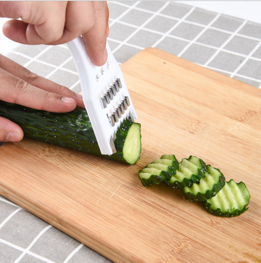 Large 5 in 1 Multifunctional Kitchen Vegetable Cutter Luffa Cutting Grater Cucumber Slicer Wholesale