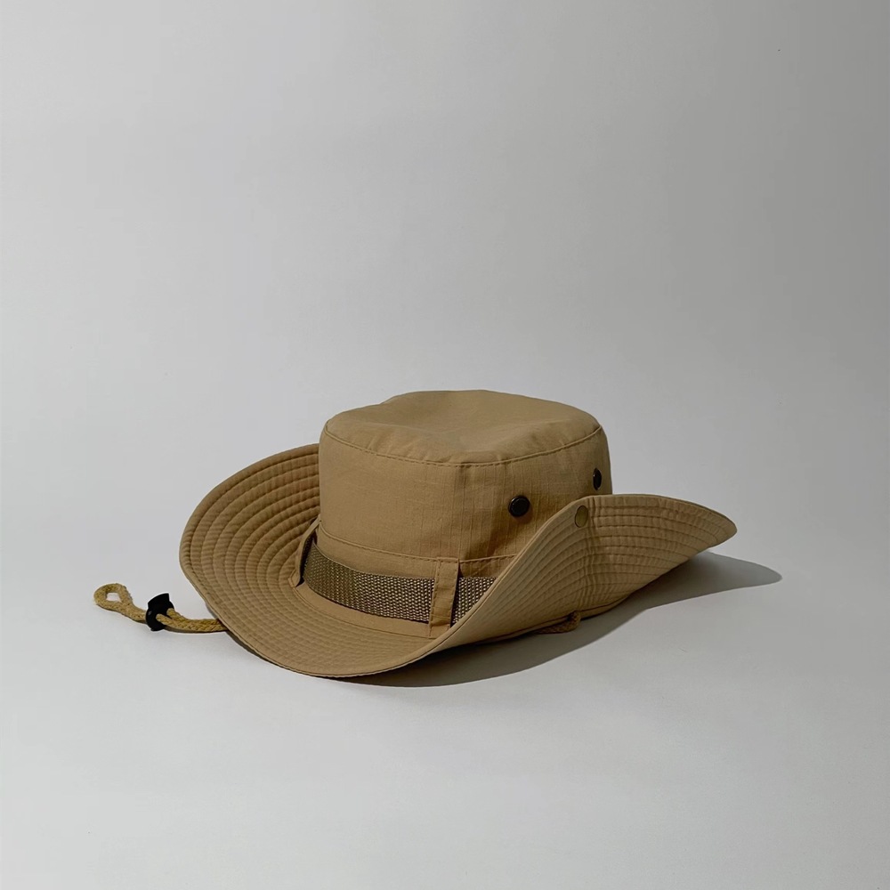 Summer Outdoor Fisherman Hat Camping Sun Hat Fishing Mountaineering Hat Jungle Sunscreen Penny Hat Cross-border Hat Wholesale