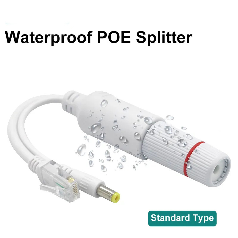 Monitoring POE separator 48V to 12V2A outdoor waterproof gigabit network camera isolation 24V power supply module