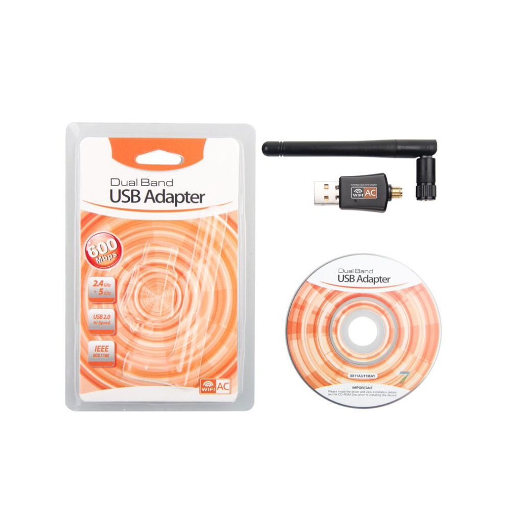 AC600M Dual Band Wireless network card wifi signal receiver transmitter 5G Gigabit computer network card RTL8811CU