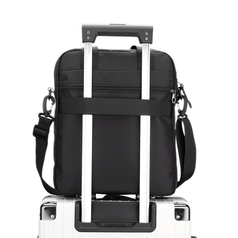 Cross-border New Men's Shoulder Bag Casual Business Portable Men's Bag Fashionable Simple Men's Crossbody Bag Official Document Computer Bag
