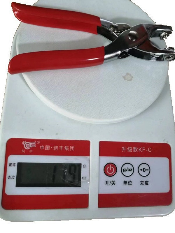 Badminton racket manual replacement of protective wire tube bell-mouth pressing tool nail pressing pliers double-line hole bell-mouth cold pressing pliers