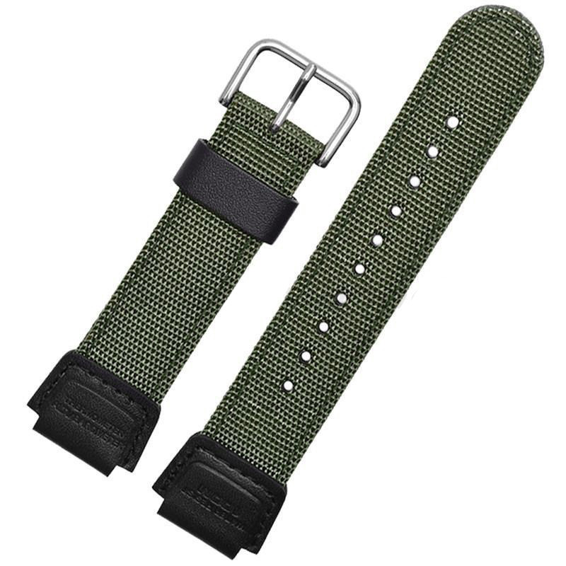 Adapt G SHOCK AE-1200WH/SGW-300/AQ-S810W boss 18mm nylon canvas strap