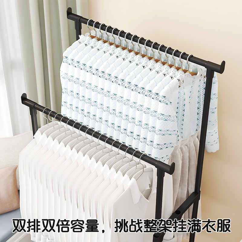 Southeast Asia hot sale simple floor clothes hanger storage rack shoes and hats rack household coat rack balcony clothes hanger