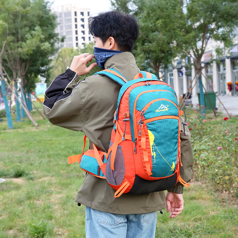 New mountaineering bag multi-functional burden reduction outdoor hiking backpack men's and women's large capacity travel camping backpack wholesale