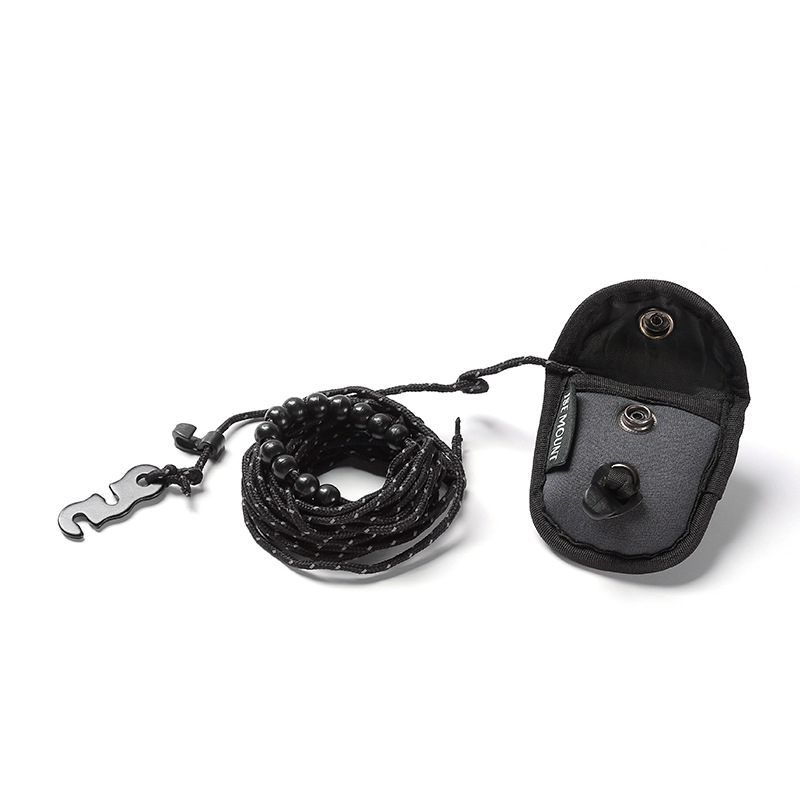 ISE MOUNT outdoor card bead clothesline 3 m hanger-free reflective windproof adjustable portable storage rope