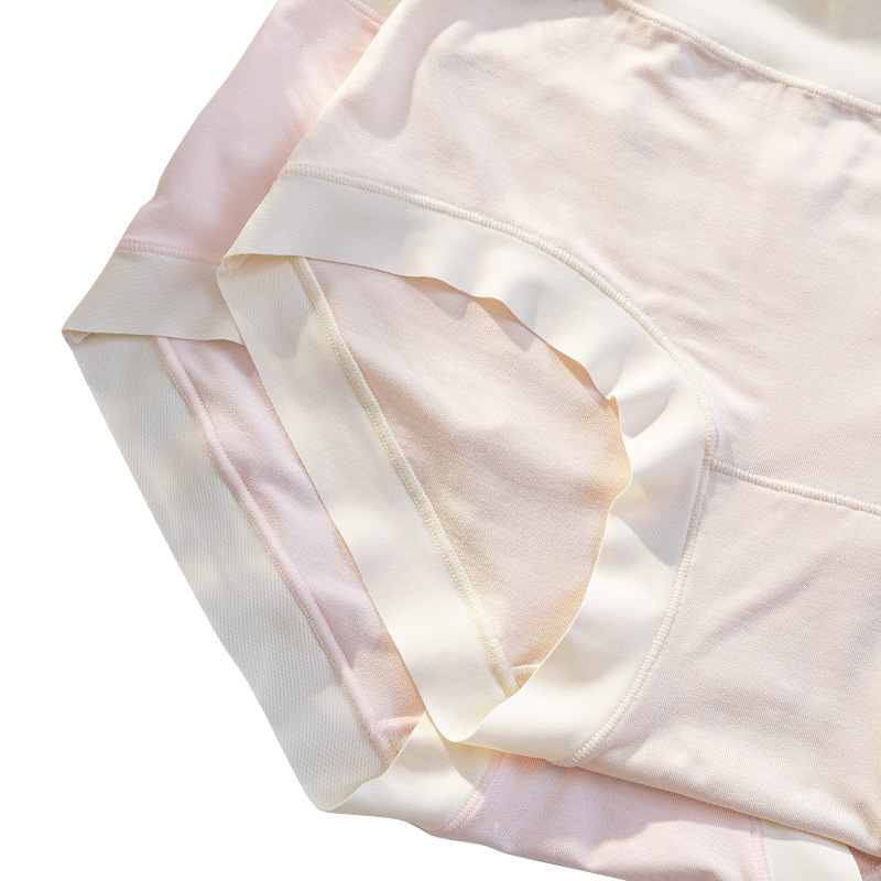 Naked feeling Series ~ seamless ladies underwear mulberry silk crotch ladies underwear waist comfortable breathable briefs women