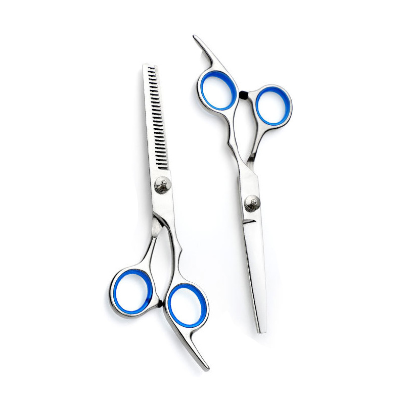 Pet Scissors Beauty Tool Set Decoration Hair Cutter 7-inch Straight Cut Curved Cut Dog Teddy VIP Hair Cutting Tool