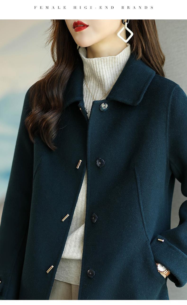 New Women's Fashion Small Casual Slim Versatile High-end Cotton Wool Coat Trendy Jacket_voghion.com