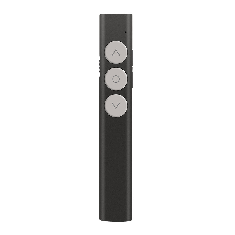 PPT Laser flip pen USB charging multifunctional red and green light Pointer Pointer teacher MC remote control pen