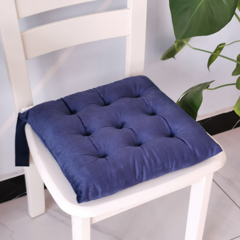 Processing custom solid color Crystal velvet cushion warm soft cushion chair cushion office chair cushion a generation of hair