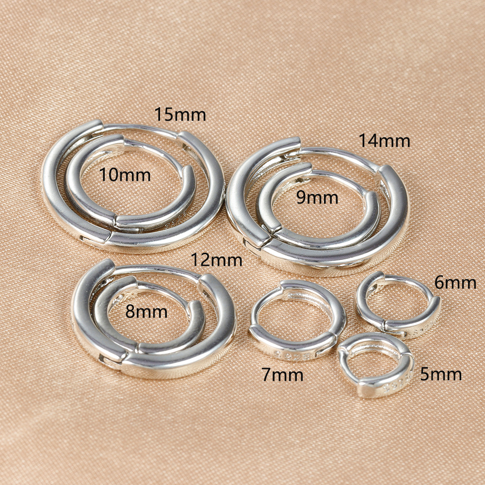 Ear buckle small ear ring South Korea earrings lost Mori circle earrings 2023 new fashion ear bone stud ear bone ring female