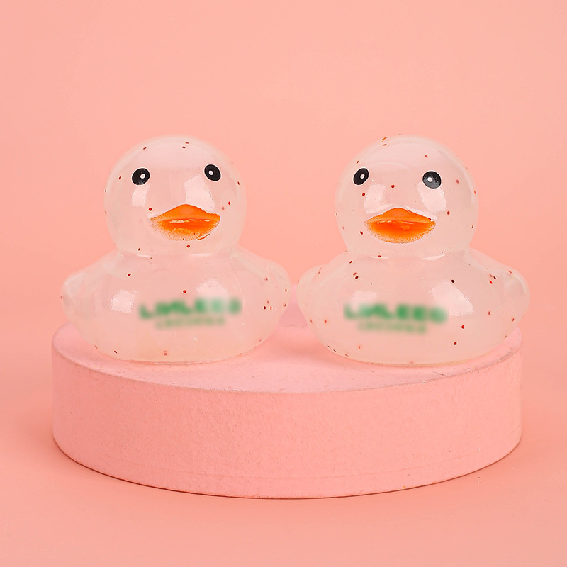 Vinyl Duck 8 Varieties of Colored Little Duck Kneading Toys Children's Educational Toys Water-playing Duck Floating Toys