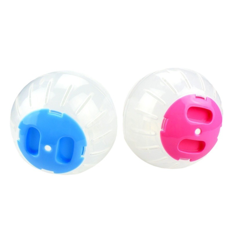 Colorful cover running ball pet hamster toy pet supplies transparent roller fitness Crystal sports wheel factory wholesale