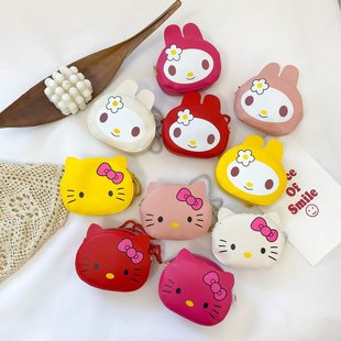 New cute rabbit children's bag girls' fashion messenger bag shoulder bag cartoon small shoulder bag small bag wholesale