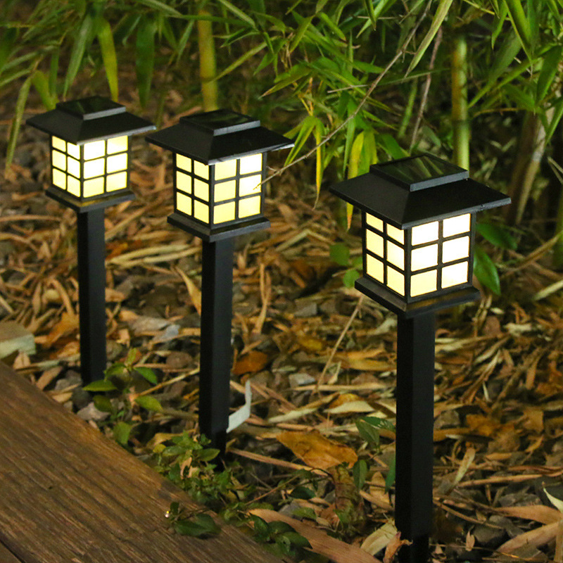屋外防雨ソーラーled芝生ライト小さな家ライトミニソーラーライト小さな宮ライト庭ガーデンライト|undefined