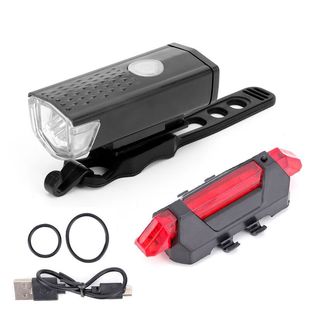 2255 bicycle headlight USB rechargeable lighting night cross-border set night Riding Lights outdoor riding equipment