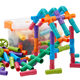 Children's Pipe Building Blocks Toys Assembled Puzzle Plastic Water Pipe Baby 3-year-old Kindergarten Interactive Diy Toys