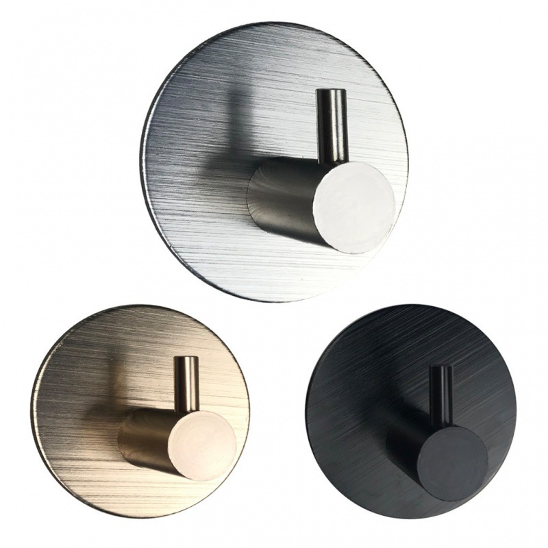 Cross-border punch-free 304 stainless steel hook kitchen creative hook super long door hook hook hook hook sticky hook