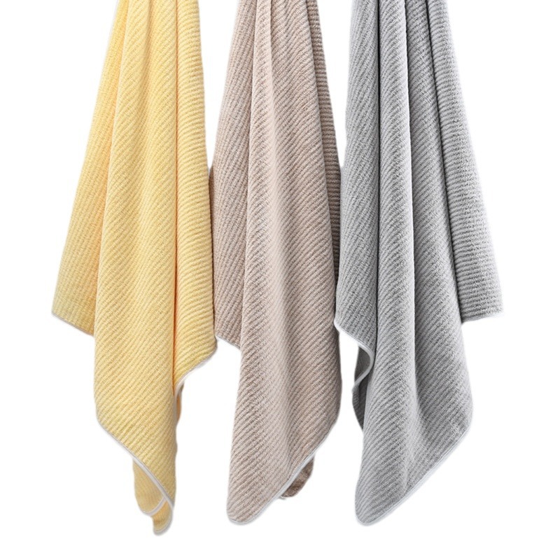 Cationic household microfiber towel does not lose hair wash face towel dry hair bath double-sided coral fleece household bath towel