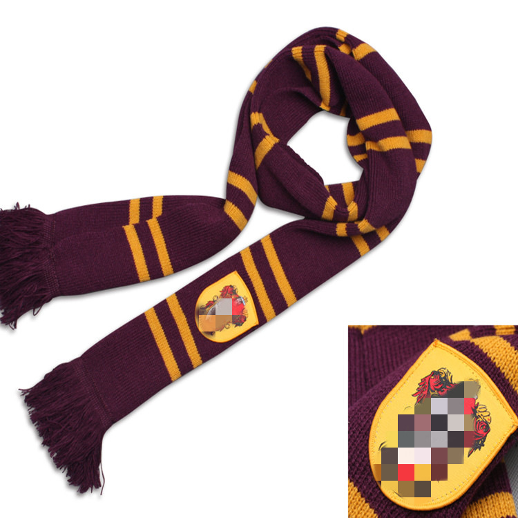 Harry Potter Scarf Hogwarts College Badge Animation Peripheral cosplay Props Million Christmas Gifts