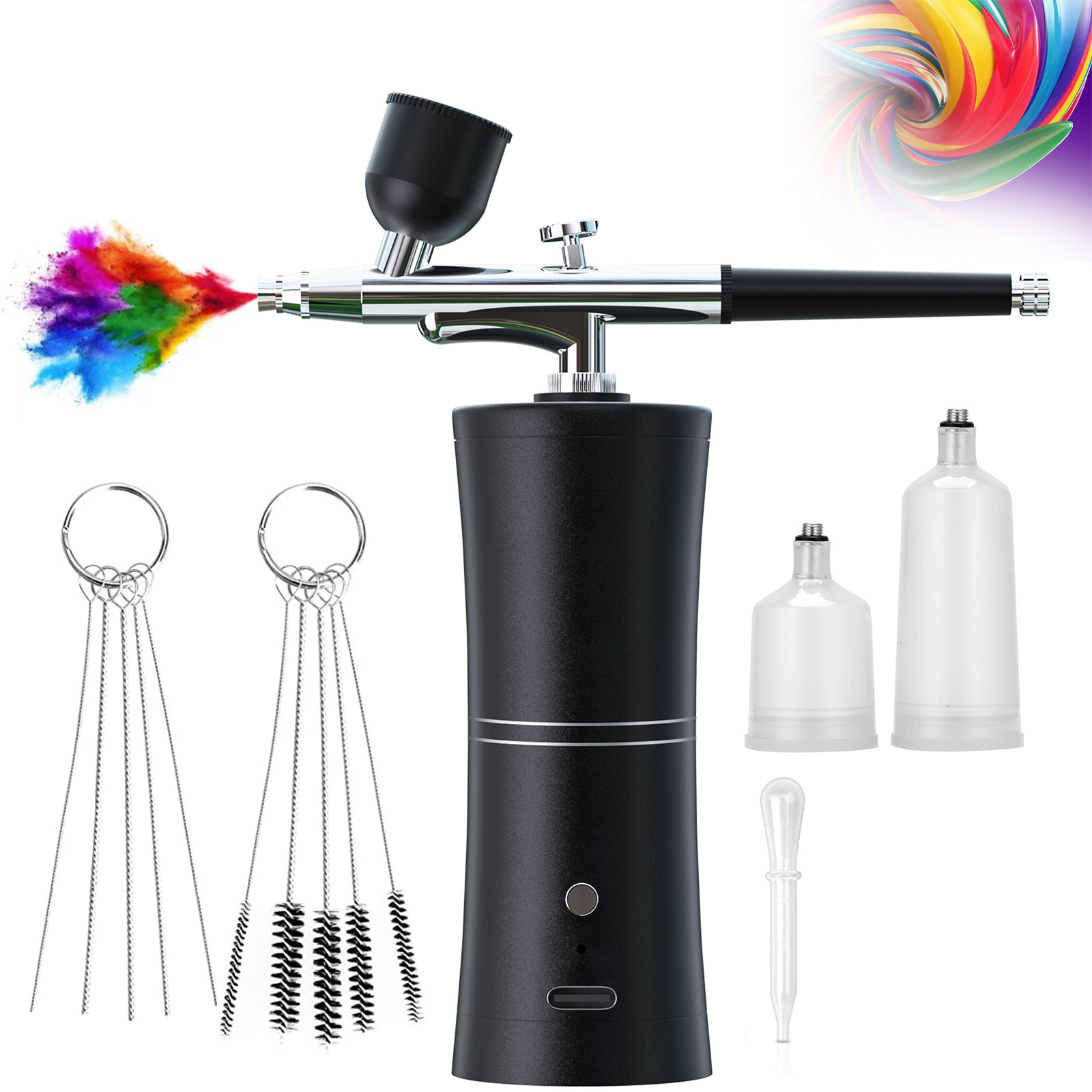 Handheld oxygen injector facial cold spray hydrating portable nano moisturizing spray household hydrating humidifier beauty instrument