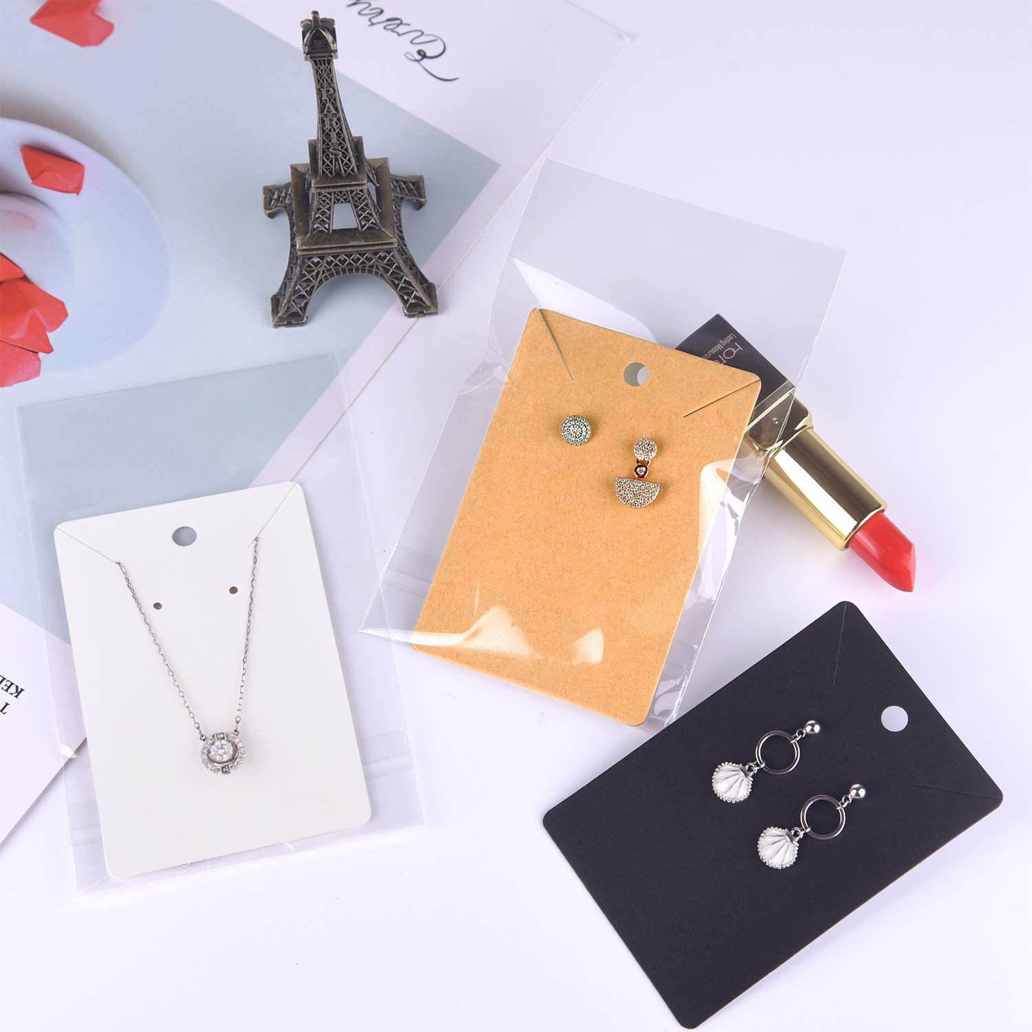Cowhide Card 6*9 Blank Necklace Cardboard Card Jewelry Paper Card Earrings Ear Studs Cardboard earring cards