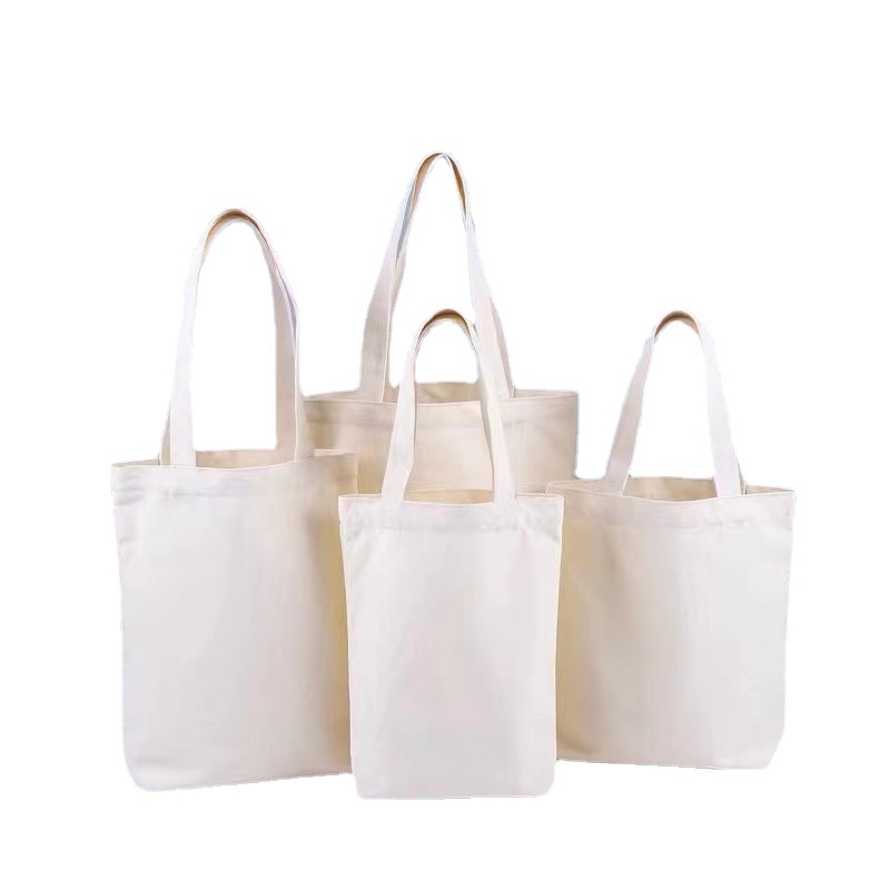 Blank canvas bag custom small batch ins cram school portable canvas bag advertising shopping cotton bag wholesale