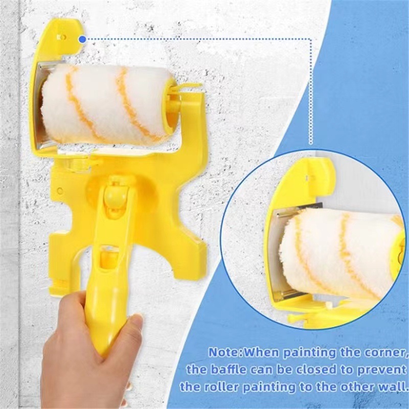 Trimming color separation roller brush multifunctional paint brush no dead angle fine brush paint latex paint wall color separation tool